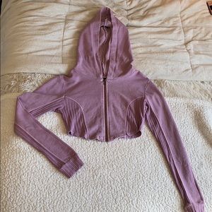 UO Out From Under Aubrey Cropped Sweatshirt